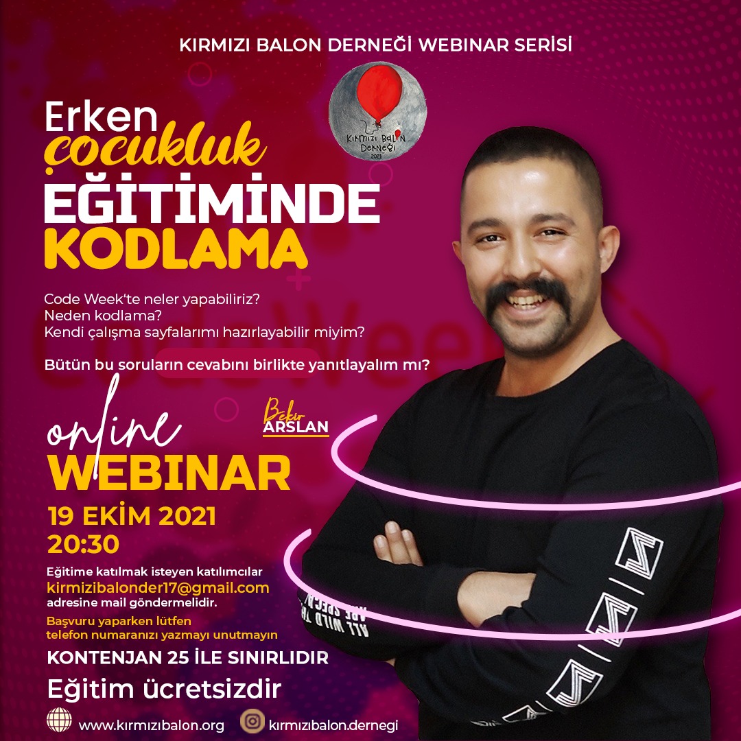 Kod Haftası’na özel “Erken Çocukluk Eğitiminde Kodlama”